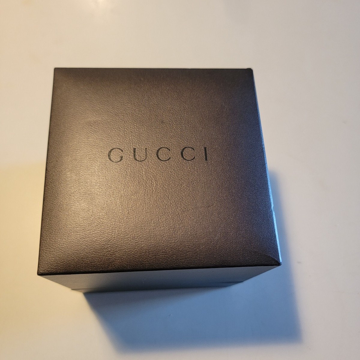 Genuine GUCCI Watch Empty Gift Box, Watch Box,Display, Brown Genuine GUCCI Watch Empty Gift Box, Watch Box,Display, Brown