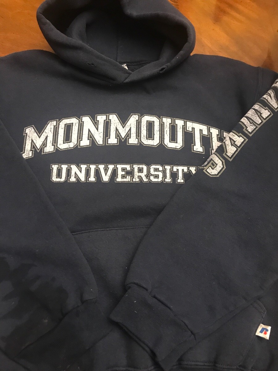 MONMOUTH UNIVERSITY HAWKS Sweatshirt By RUSSELL SMALL Blue W
