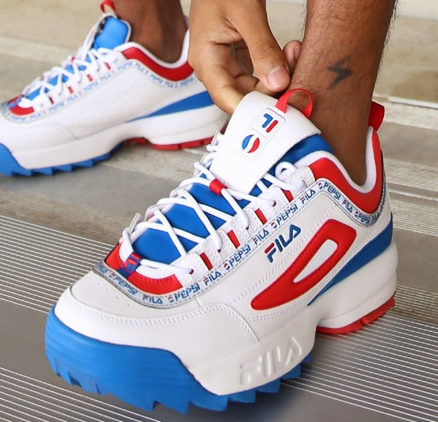 fila disruptor baby blue