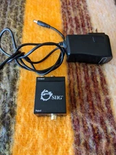 SIIG Digital Optical Coaxial to Analog RCA L/R Audio Converter Adapter 