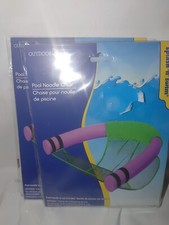 Splash-N-Swim 18 Inch Mesh Float Chair For Pool Noodles 2 NOS
