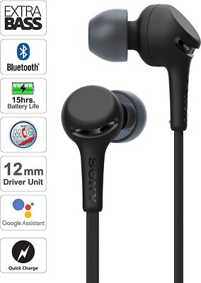 Sony WI-XB400 Wireless In-Ear Extra Bass Headphones With Mic for