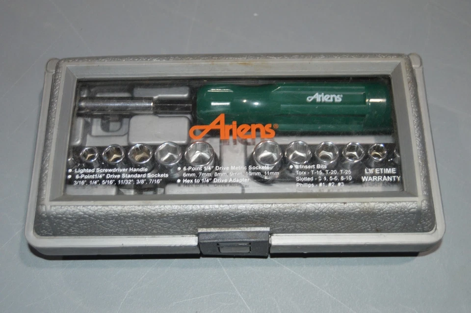 Ariens Lighted Screwdriver Handle w/ Sockets & Bits in Case - Image 3 of 3