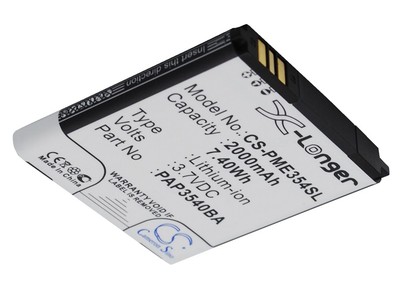 Battery for PRESTIGIO PAP3540 DUO PAP3540BA MultiPhone 3540 Duo 2000mAh