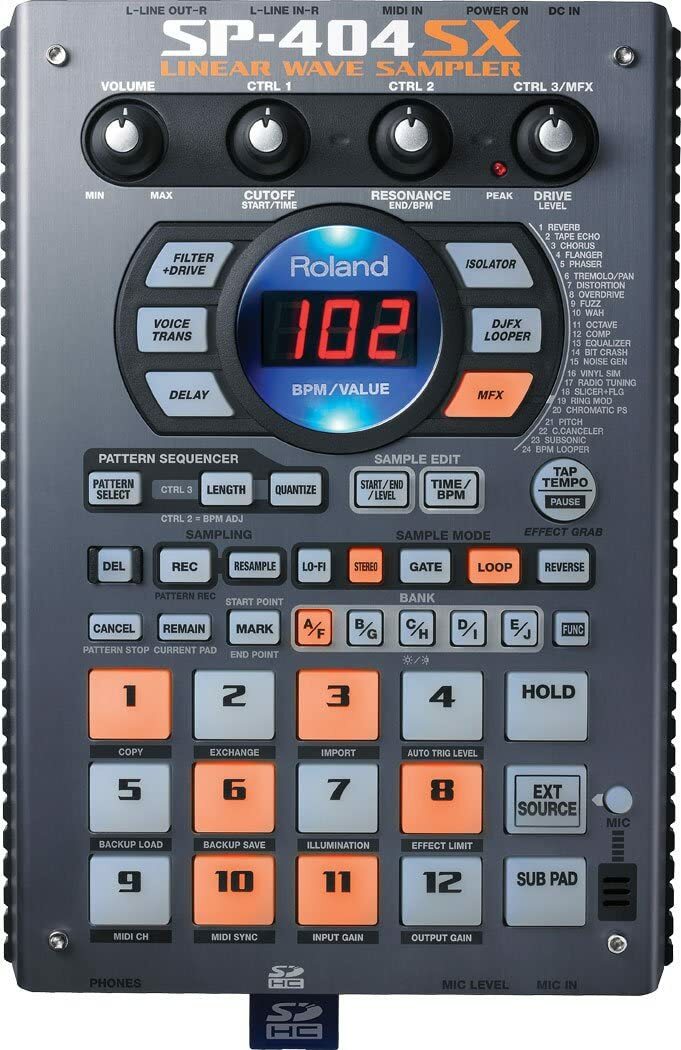 USED Roland SP-404SX Linear Wave Sampler with DSP Effects FS | eBay