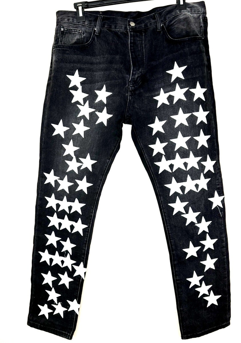 Mnml X255 STAR SKINNY DENIM JEANS Size 38 NEW | eBay