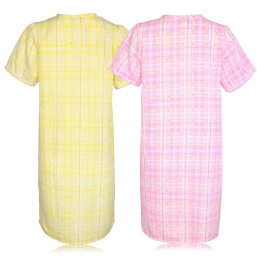 JEFFRICO 2 Pack House Dresses for Women with Pockets Lightweight Housecoats 2018 - 第 7/15 張圖片