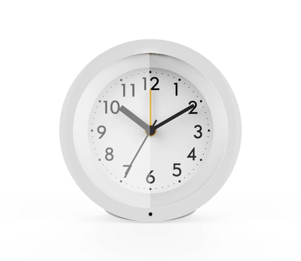 Modell X, hochwertiger Quarz-Wecker mit automatischem Nachtlicht - Bild 4 von 4