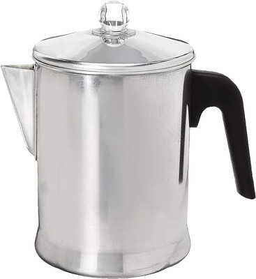 Today Aluminum Stove Top Percolator Maker Durable, Brew Coffee on Stove