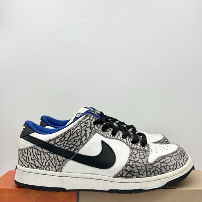 Nike Supreme x Dunk Pro SB Low White Cement 304292-001 Mens