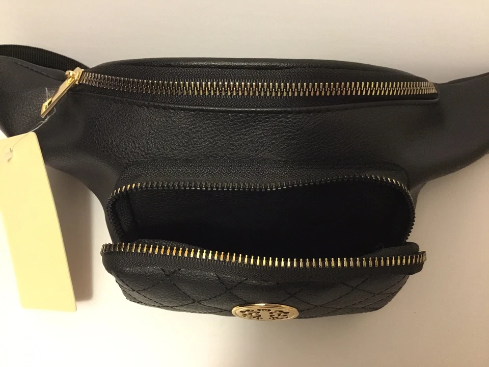 Bolso de mano Perfect Image New York cinturón para mujer negro con dorado Foto 2 de 4