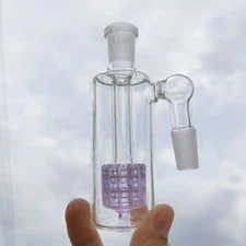 14mm 90° Glass Ash Catcher 90 Degree Shower Head Fits for Hookah Bong Water Pipe