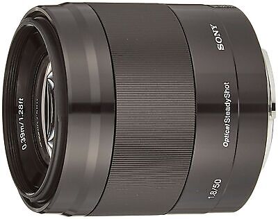 SONY E 50mm F1.8 OSS SEL50F18 (B) Japan Domestic New | eBay