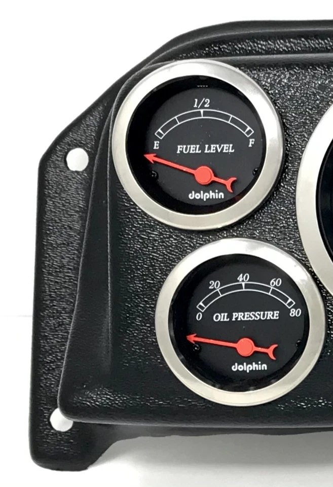 Cuadro de instrumentos Ford Mustang 1987 1988 1989 1990 1991 1992 1993 calibre 6 negro Foto 2 de 4