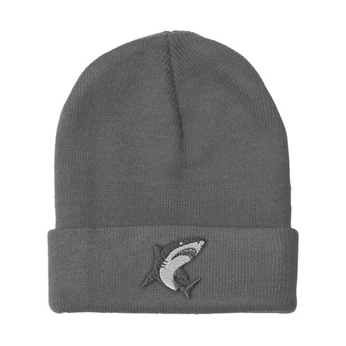 Beanies for Men Big Angry Shark 