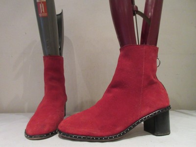 topshop red boots