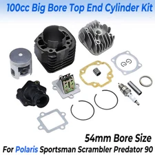 90-100cc Big Bore Top End Cylinder Kit For Polaris Sportsman Scrambler Predator