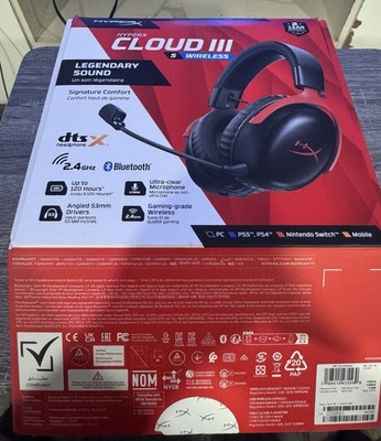 HyperX - Cloud III S Wireless Gaming Headset