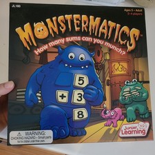 Monstermatics Junior Learning Board Game Mathematics Kids Learning Boardgame Fun