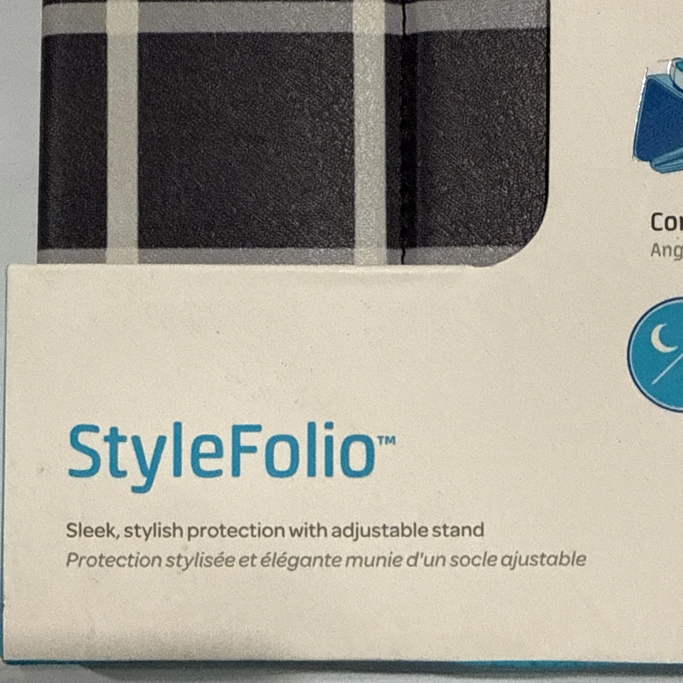 Speck Products StyleFolio Case & Stand for iPad Mini Mini 2 Mini 3 Black/White - Image 3 of 4