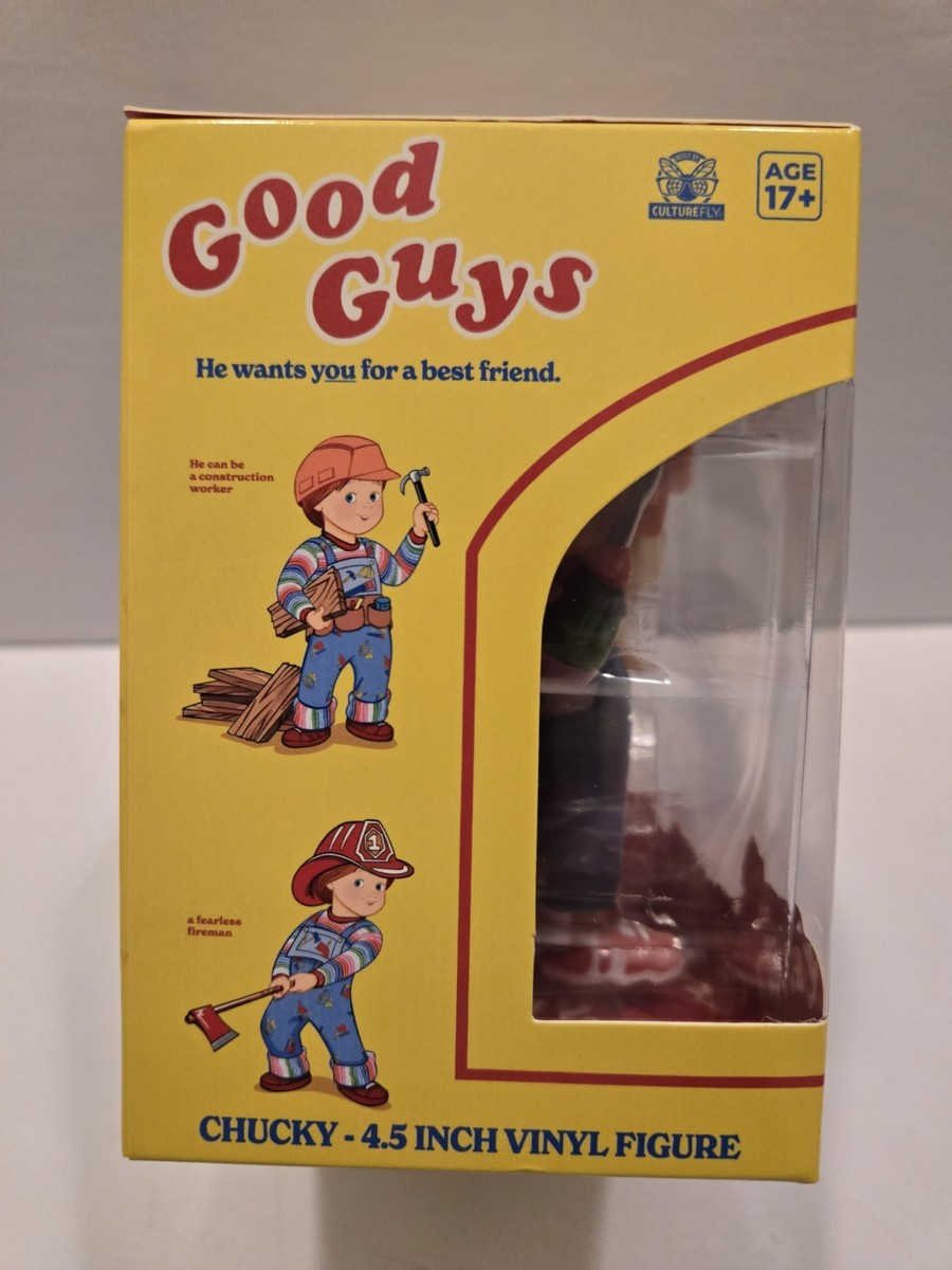 Culture Fly Chucky Child's Play Good Guys Collectible 4 1/2” Vinyl