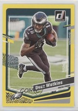 2023 Panini Donruss Press Proof Yellow Quez Watkins #246 12ps