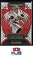 2022 Panini Rookies & Stars Joe Burrow Crusade Red Plaid #CR-1 Bengals