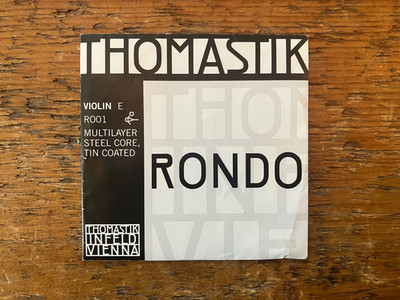 NEW Thomastik Infeld Rondo Violin E String RO01 Tin Plated Steel Ball End Med