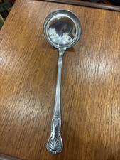 Large Viners Silver Plated Kings Pattern 30.5cm Soup Ladle