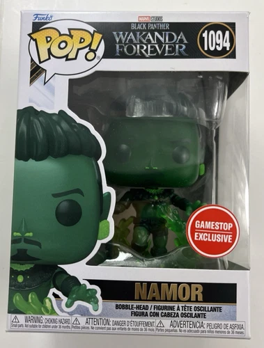 FUNKO POP MARVEL BLACK PANTHER WAKANDA FOREVER NAMOR Game Stop Exclusive