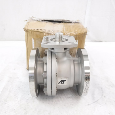 A-T Controls 3''Full Port 275PSI FD9 Direct Mount Split Body Flanged Ball Valve