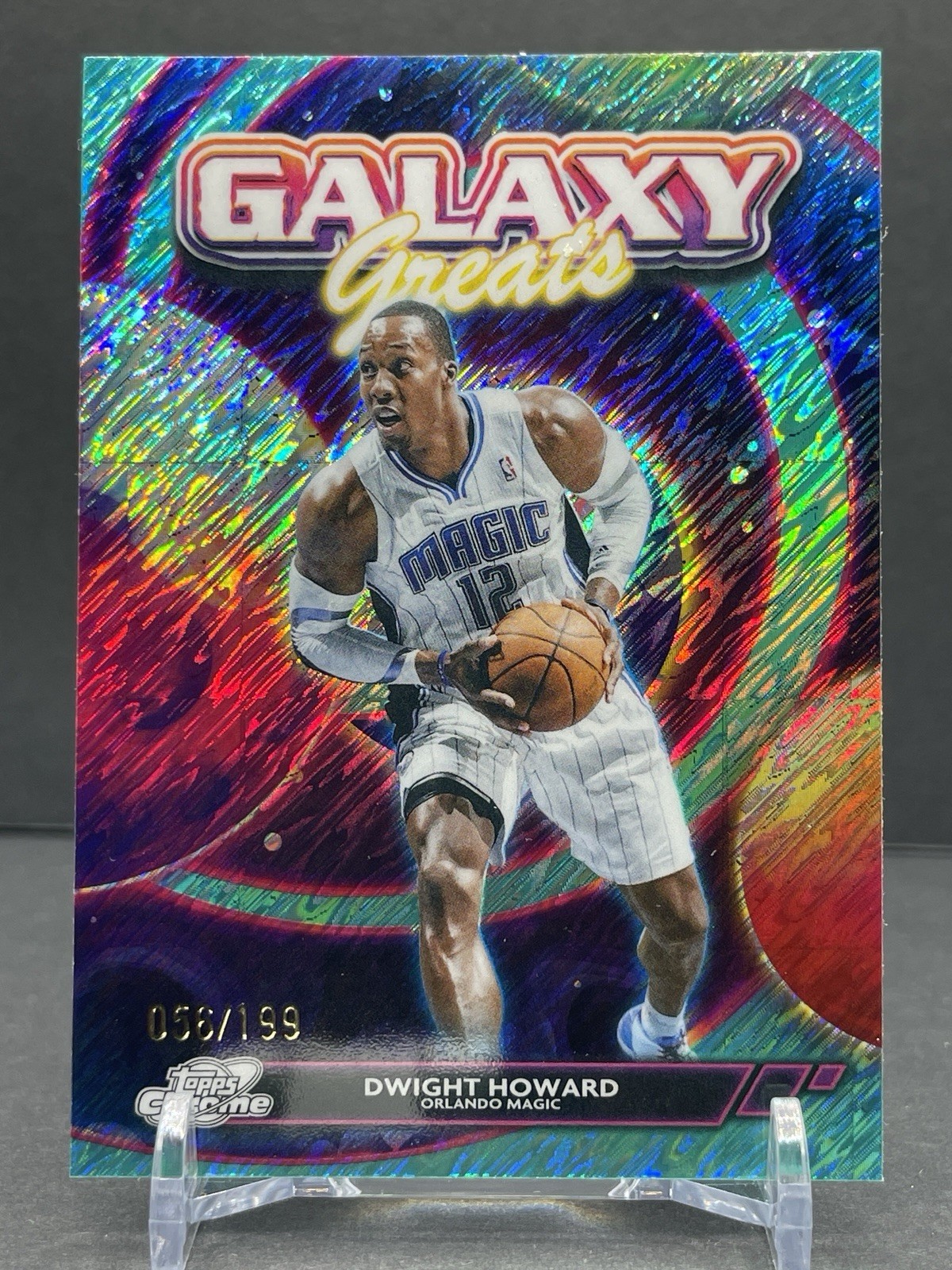 2025-26 Topps Cosmic Dwight Howard Galaxy Greats #GG-17 Aqua Equinox /199