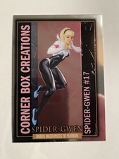 2024 Marvel Masterpieces '92 Platinum SPIDER-GWEN Corner Box Creations #CB-18