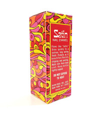 Vintage AVON Satin Nail Enamel Polish Sugar Pink EMPTY Box Display Prop Vanity