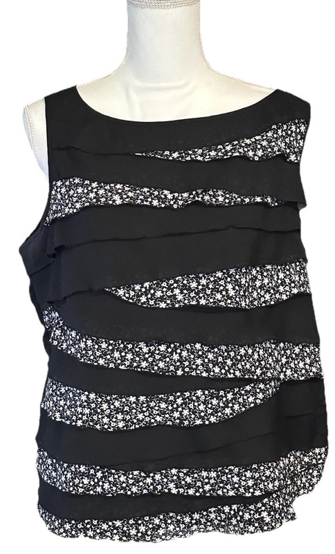 Signature by Larry Levine XL sleeveless top Casual Business