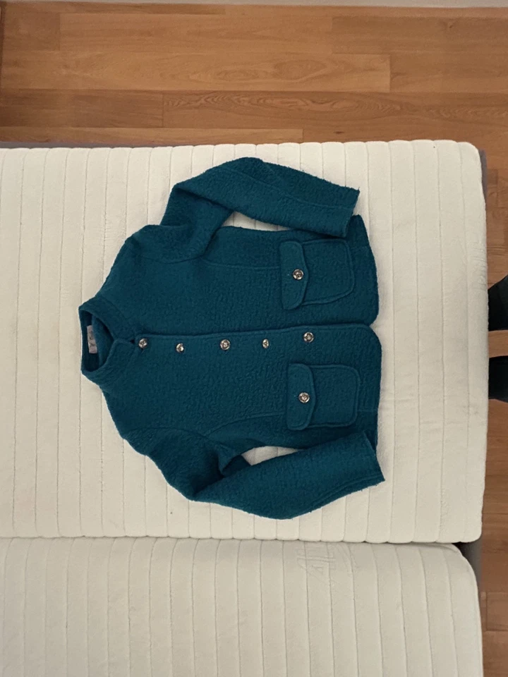 EMILY VAN DEN BERGH Trachtenjacke Jacke Blazer petrol Gr. 42 ** TOP Zustand ** - Bild 2 von 4