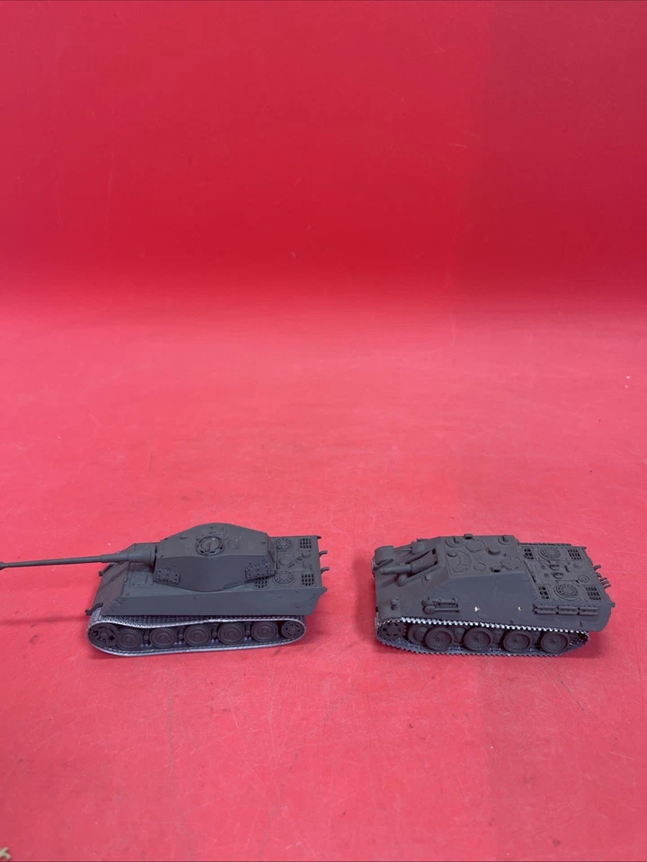 Lote de 10 modelos de tanque de armadura construidos vintage de la Segunda Guerra Mundial.   *26 Foto 3 de 4