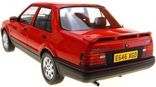 Model Car Group 18847 Ford Orion 1.6i Ghia Red RHD UK Car 1:18 Diecast Model