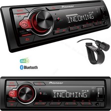 AUTORADIO STEREO 1 din per Auto DAB Bluetooth USB Mp3 AAC Flac USCITE RCA Rosso