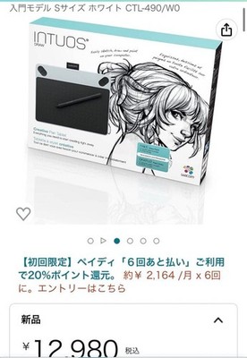 Wacom Intuos Draw Pen Tablet Weiß CTL-490/W0 Digitaler Zeichenblock