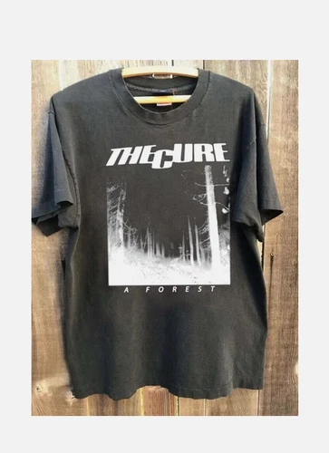The Cure A Forest Band Shirt, The Cure Retro Unisex Tshirt Reprint S-5XL - product listing photo