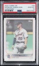 2022 TOPPS MLB 3D VARIATION #20 SPENCER TORKELSON ROOKIE RC PSA 10