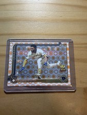 2025 Topps Series 2 Jackson Chourio Holiday Parallel Sun Foil #376 Rookie Cup SP