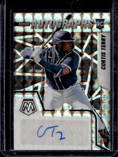 2022 Panini Mosaic Curtis Terry Auto RC Mosaic Prizm #RAM-CT Twins Rookie