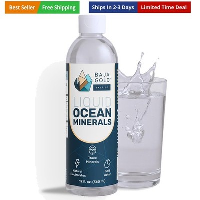 Liquid Trace Mineral Drops   Pure Ocean-Based Minerals for Water & Food | Unr...