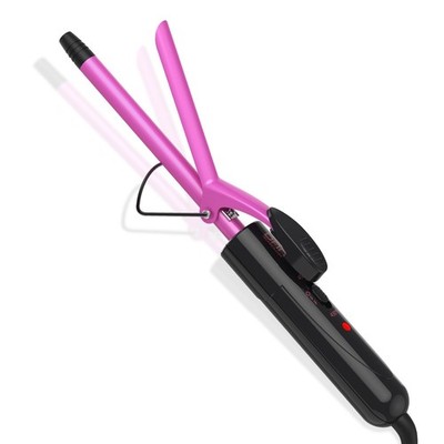 Small Barrel Curling Iron Wand Ceramic Barrel Tiny Curling Iron with Adjust.....