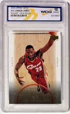 LeBron James 2003-04 Upper Deck New Reign Rookie Card #28- WCG Graded 10 Gem MT