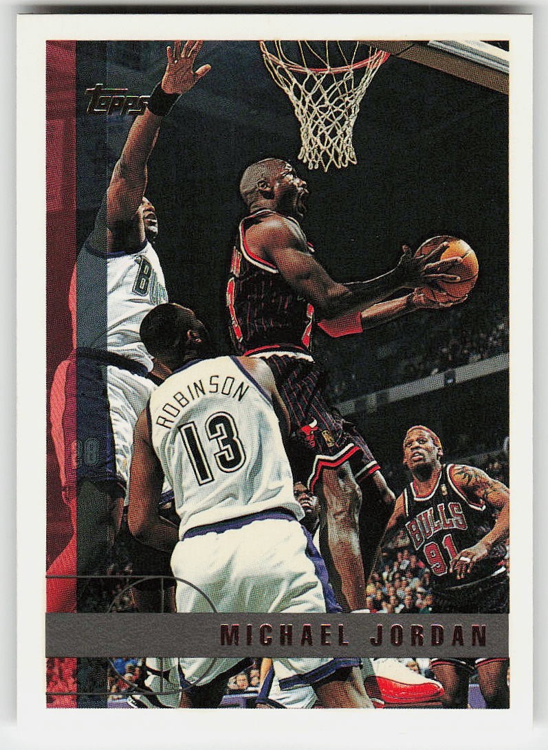 1997-98 Topps #123 Michael Jordan BASKETBALL Chicago Bulls