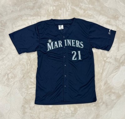 Vintage Y2K 2010 MLB Seattle Mariners #21 Jose Gutierrez Jersey Youth XL