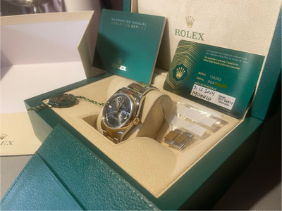 2024 Rolex Datejust Wimbledon Ref. 126203  Full Set Ungetragen Monaco Garantie